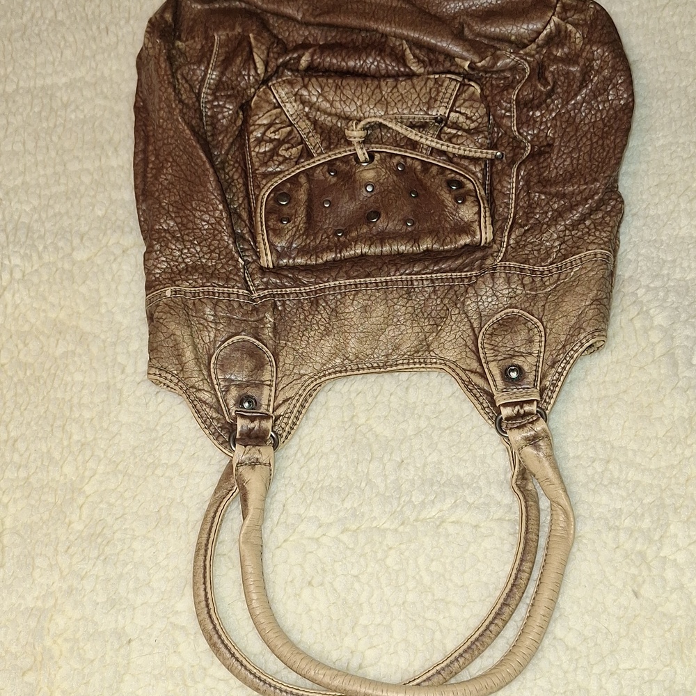 VINTAGE SPARROW TRUE Elegant Brown Women's Shoulder Bag. - Picture 8 of 16
